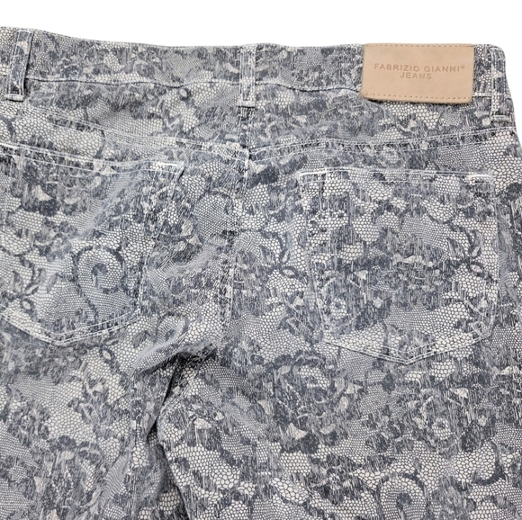 Fabrizio Gianni Stretch Floral Skinny Jeans - Picture 5 of 8